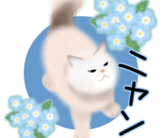 ニャンLINEスタンプねこ猫ネコ