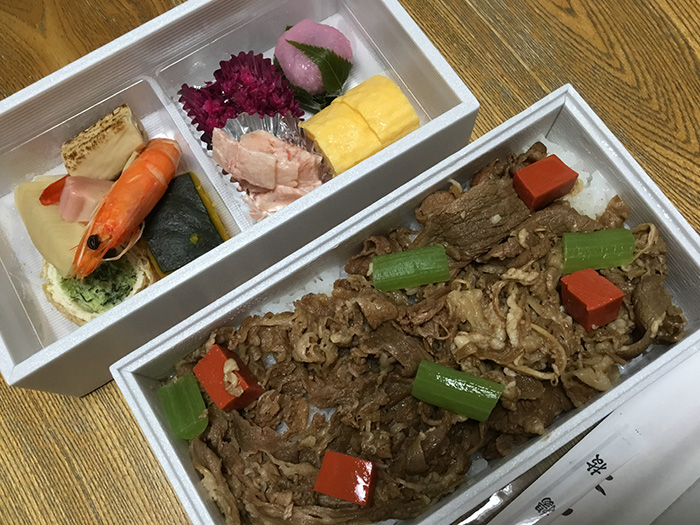 清元_近江牛しぐれ煮弁当2段